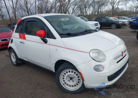 2012 Fiat 500 Pop from USA, damaged, VIN 3C3CFFAR1CT119232